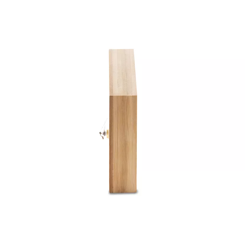 Zegar bambusowy La Casa - brązowy (R22117.10)