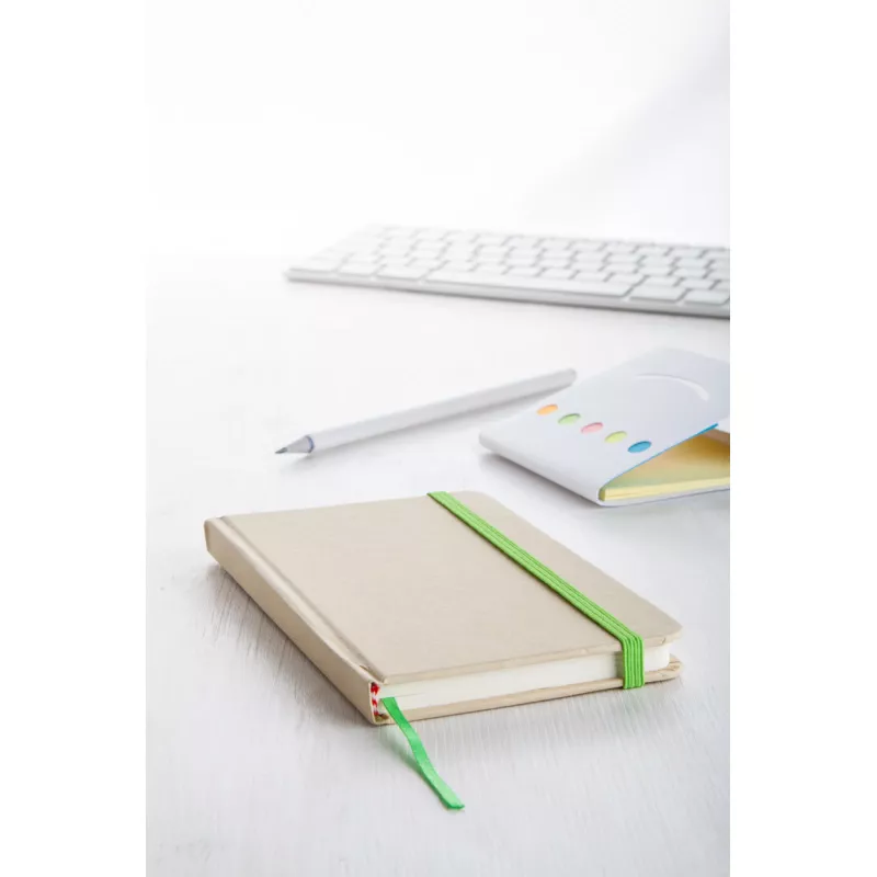 Econotes notebook z papieru ekologicznego. - naturalny (AP810381)