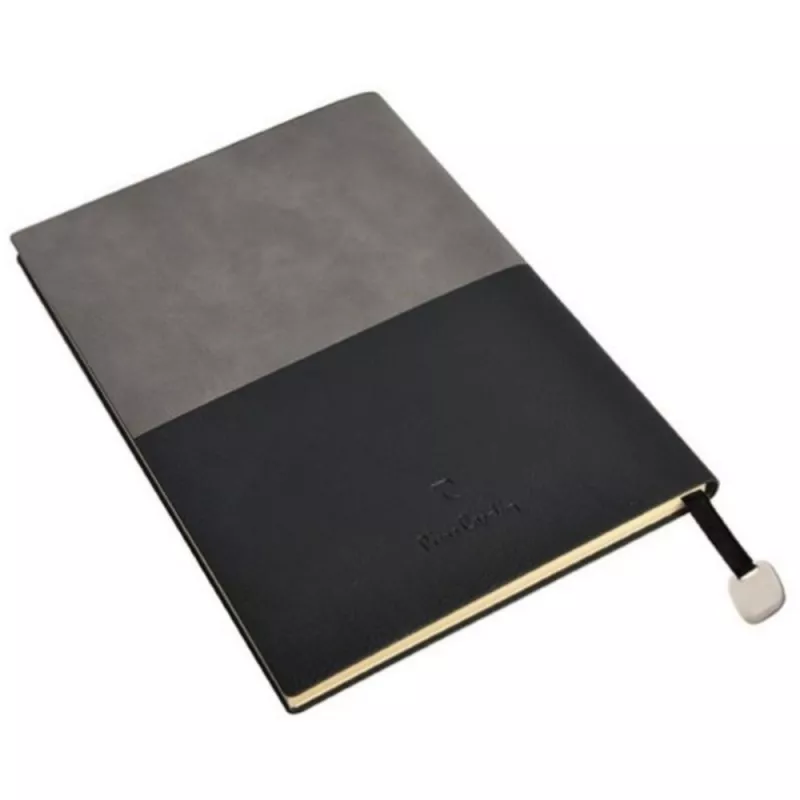 Notatnik A5 w kropki REPORTER Pierre Cardin - szary (B4000500IP307)