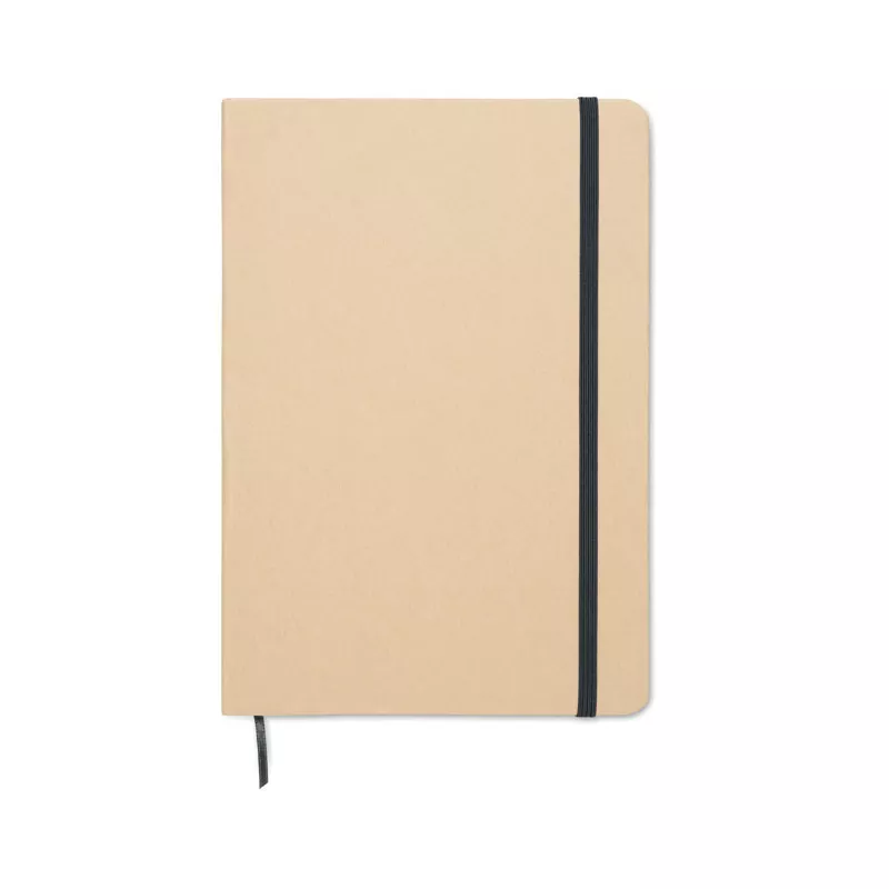 Notes A5 w okładce z kartonu 80 kartek w linię ROUTE - Czarny (MO2580-03)