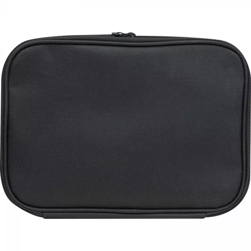 Torba termiczna RPET na 6 puszek 500 ml WOLFGANG - czarny (6261003)