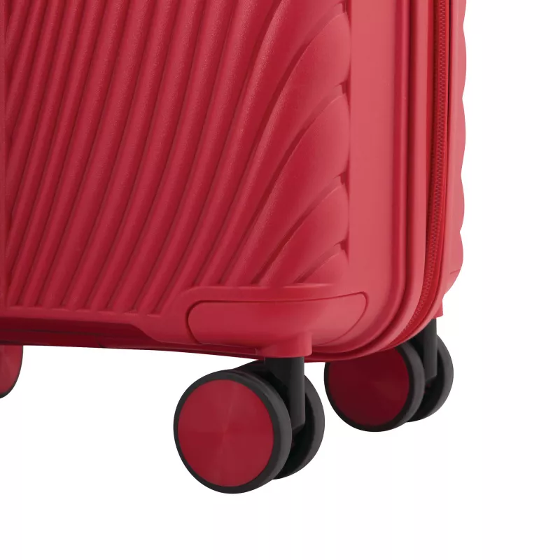 Zestaw walizek - czerwony (56-2210032)