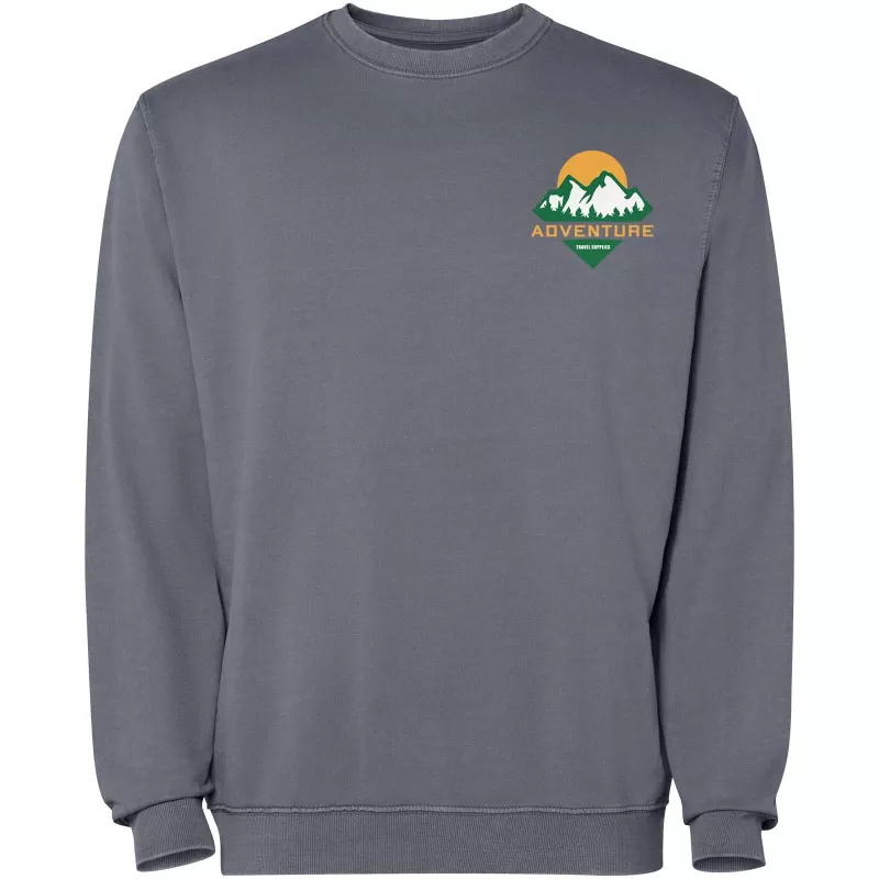 Jaya sweter unisex z okrągłym dekoltem - Ciemnoszary (R2203-D GREY)