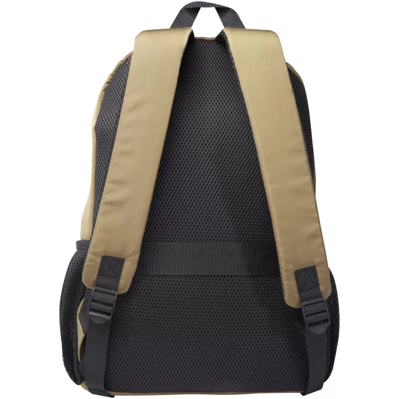 Trend Plus plecak na laptopa o przekątnej 15-cali o pojemności 20 l wykonany z materiałów z recyklingu z certyfikatem GRS - Leśny zielony (13008664)