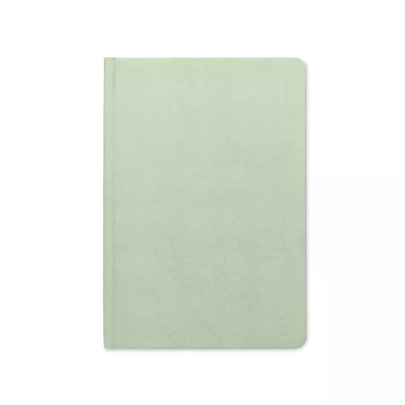 Notes A5 z trzciny cukrowej 80 kartek w linię SUGAR - Miętowy Zielony (MO2695-77)