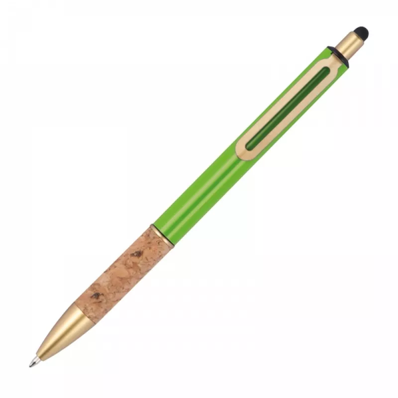 Długopis metalowy touch pen MARIAN - jasnozielony (1369029)