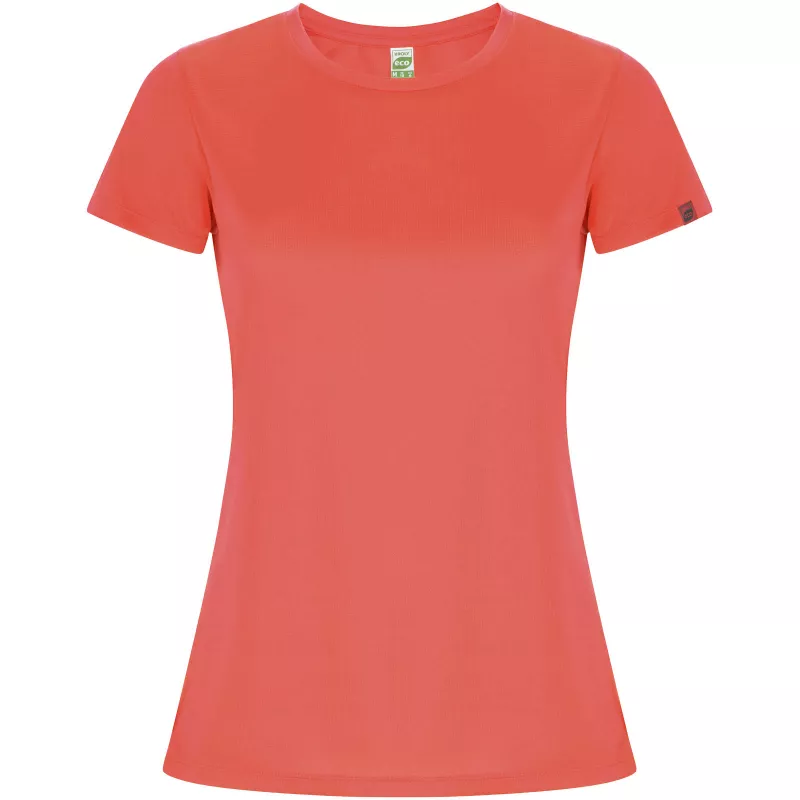 Damska koszulka sportowa poliestrowa 135 g/m² ROLY IMOLA WOMAN 0428 - Fluor Coral (R0428-FLUCORAL)