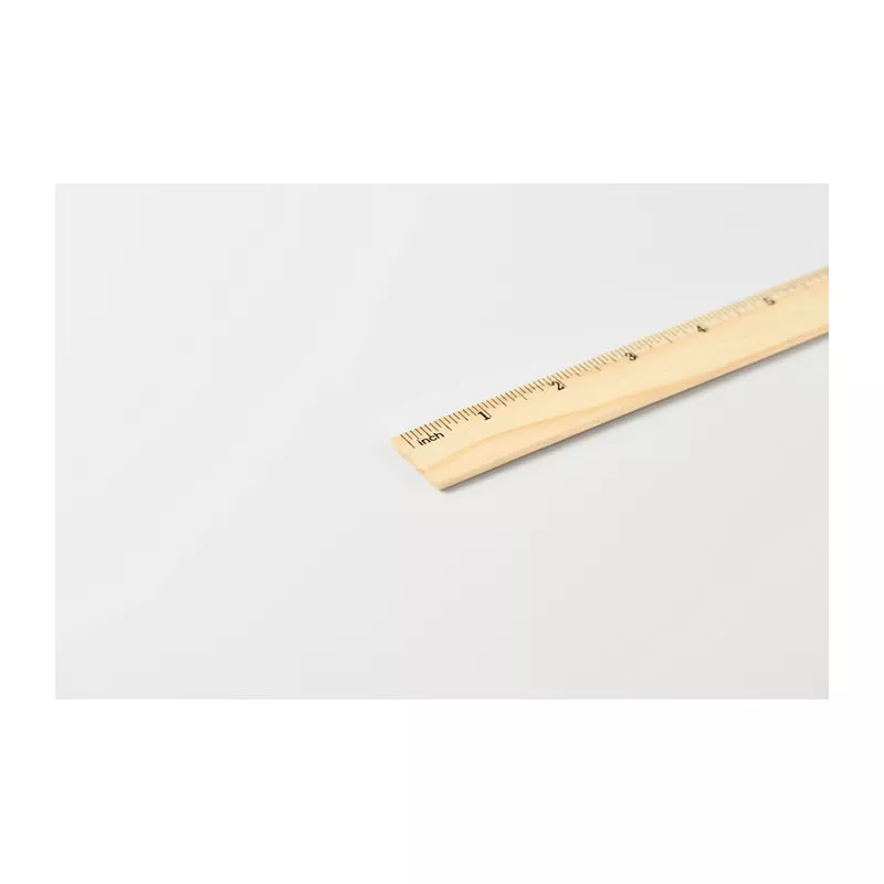 Linijka z drewna sosnowego 20 cm RULER20 - Drewna (MO2917-40)