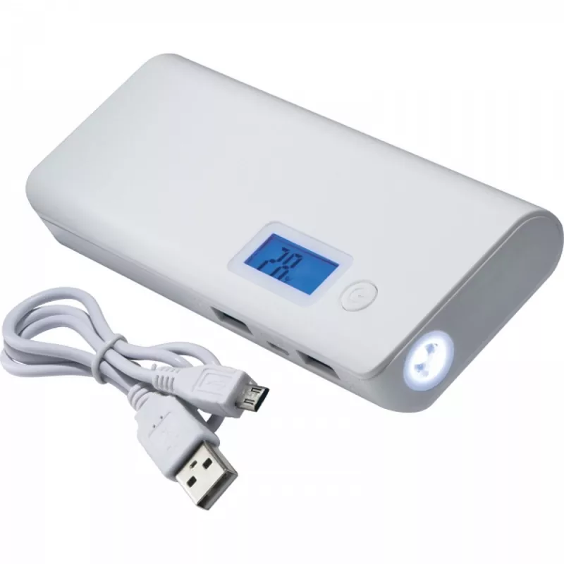 Power bank 10000 mAh RUBEN - biały (2051806)
