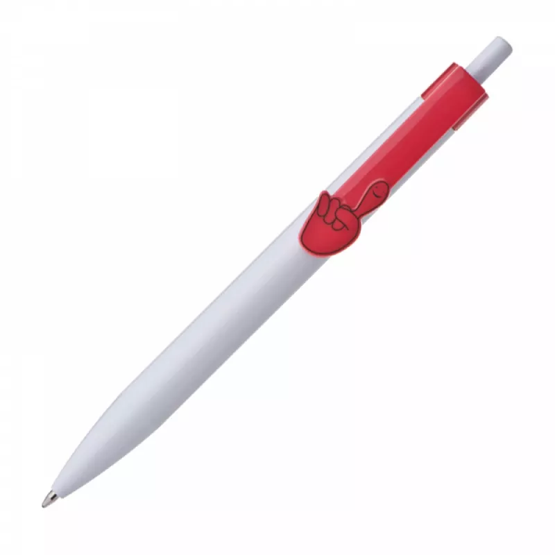 Długopis plastikowy CrisMa Smile Hand - czerwony (1444505)