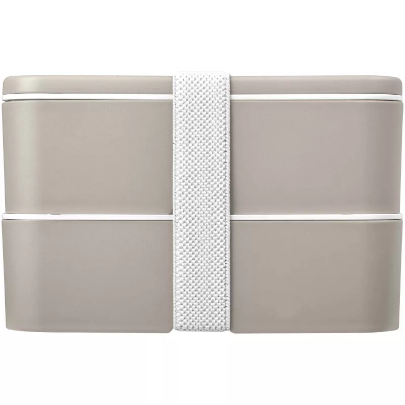 MIYO POP dwupoziomowe pudełko śniadaniowe 700+700 ml - Sandstone (21077906)
