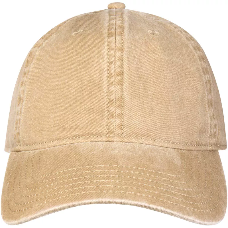 Grafton czapka 6-panelowa z efektem sprania - Oatmeal (38687070)