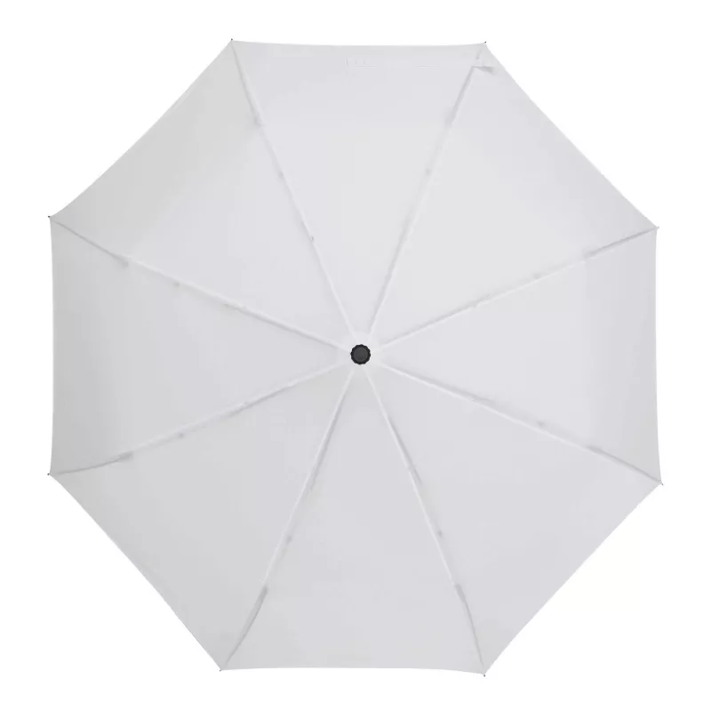 Automatyczna, wiatroodporna parasolka kieszonkowa z pokrowcem w dopasowanym kolorze - biały (56-0101502)