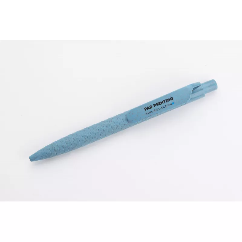 Długopis ze słomy pszennej ETNO - błękitny (19651-08)