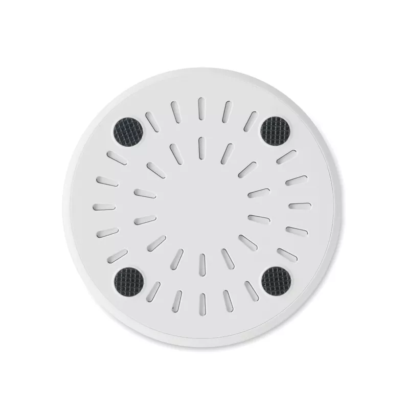 Ładowarka bezprzewodowa 10W z ABS z recyklingu TWING - Bialy (MO6250-06)