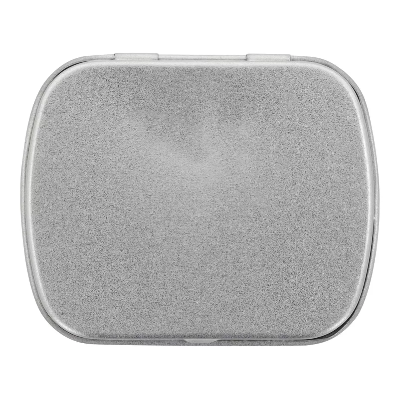 Mini blaszane pudełko miętowe - srebrny (LT91791-N0005)