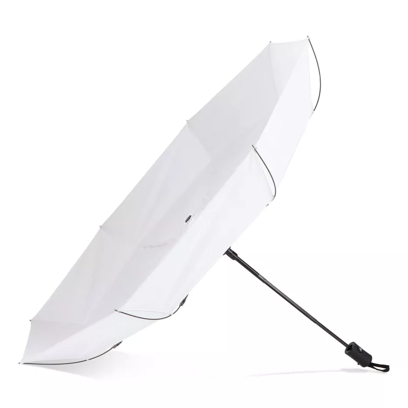 Daintree 190T Pongee 21.5" Składany parasol automatyczny, wiatroodporny - biały (LT97116-N0001)