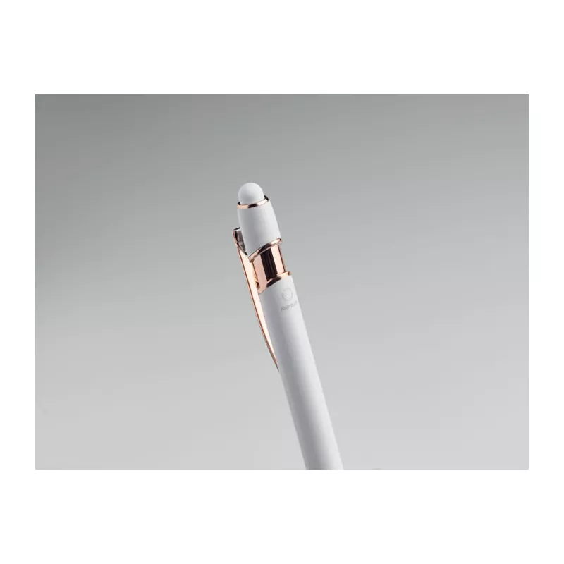 Długopis z aluminium z recyklingu SCRIBBLE - Bialy (MO2380-06)