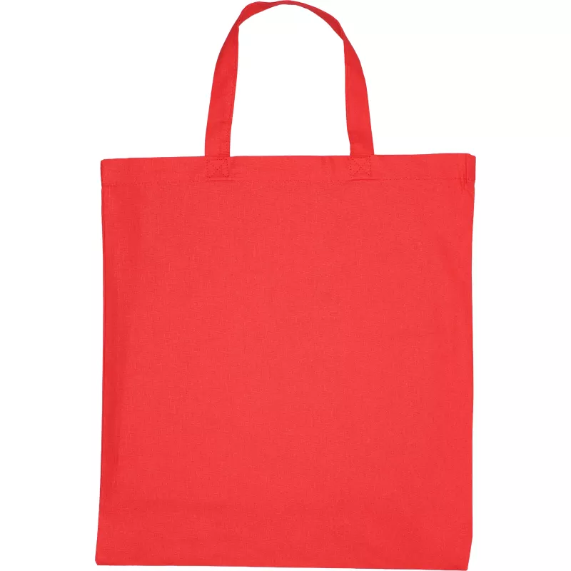 Torba bawełniana z krótkim uchem 140 g/m2 MARSHALL - czerwony (6068005)