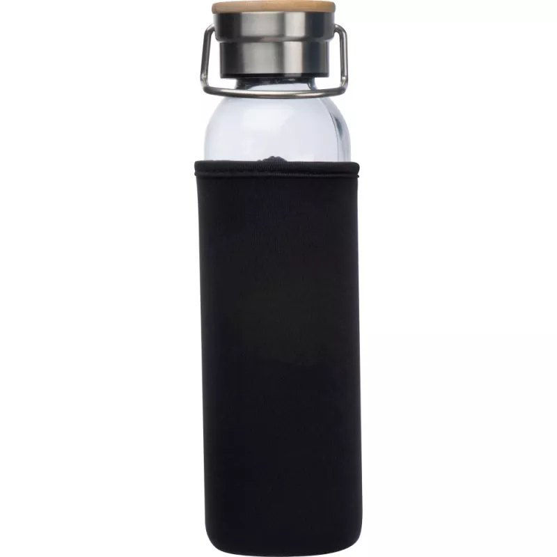 Butelka reklamowa szklana 600 ml - czarny (6318103)