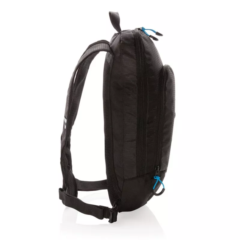 Mały plecak turystyczny Explorer 7l - czarny, niebieski (P760.161)