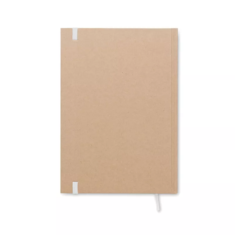 Notes A5 z recyklingu 100 kartek w linię MUSA - Bialy (MO6640-06)