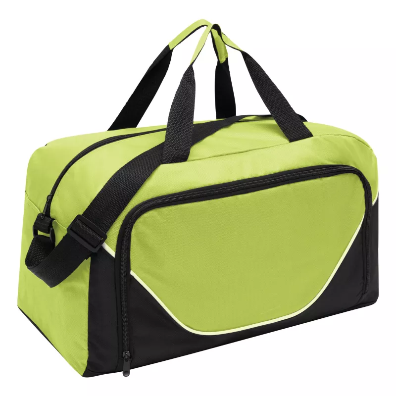 Sportowa torba - czarny, zielony (56-0808534)