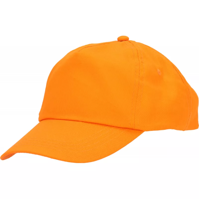 Czapka z daszkiem 5 paneli SANTA FE - pomarańczowy (246610)