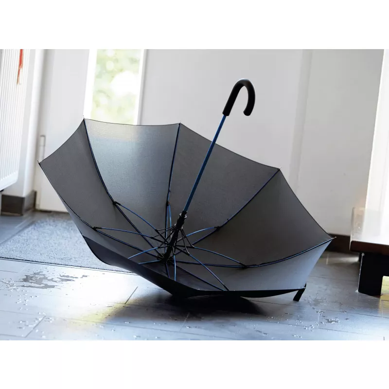 Automatyczny parasol - czarny, niebieski (56-0103350)