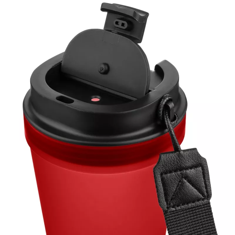 Kubek podróżny 350 ml - czerwony (VB287-05)