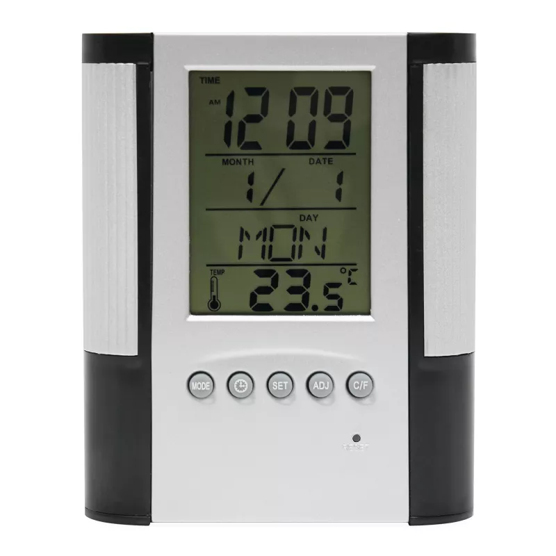 Zegar - czarny, srebrny (56-0401315)