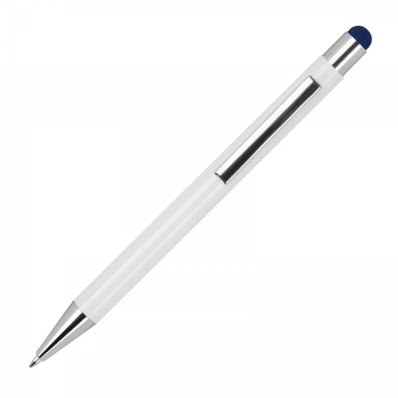 Długopis aluminiowy touch pen soft touch JEAN - granatowy (1323844)