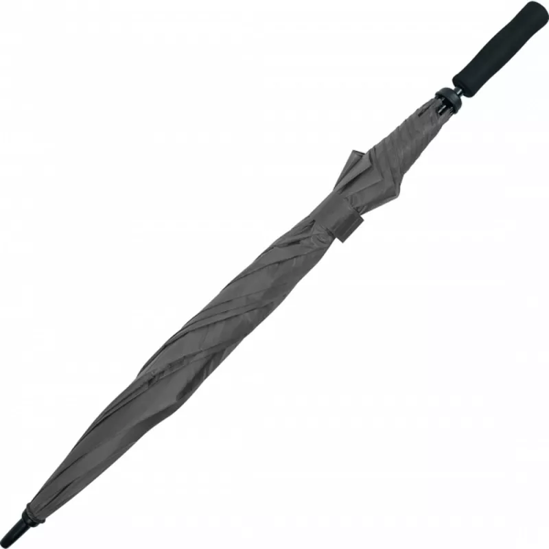 Parasol manualny XL Ø133 cm HURRICAN - szary (518707)