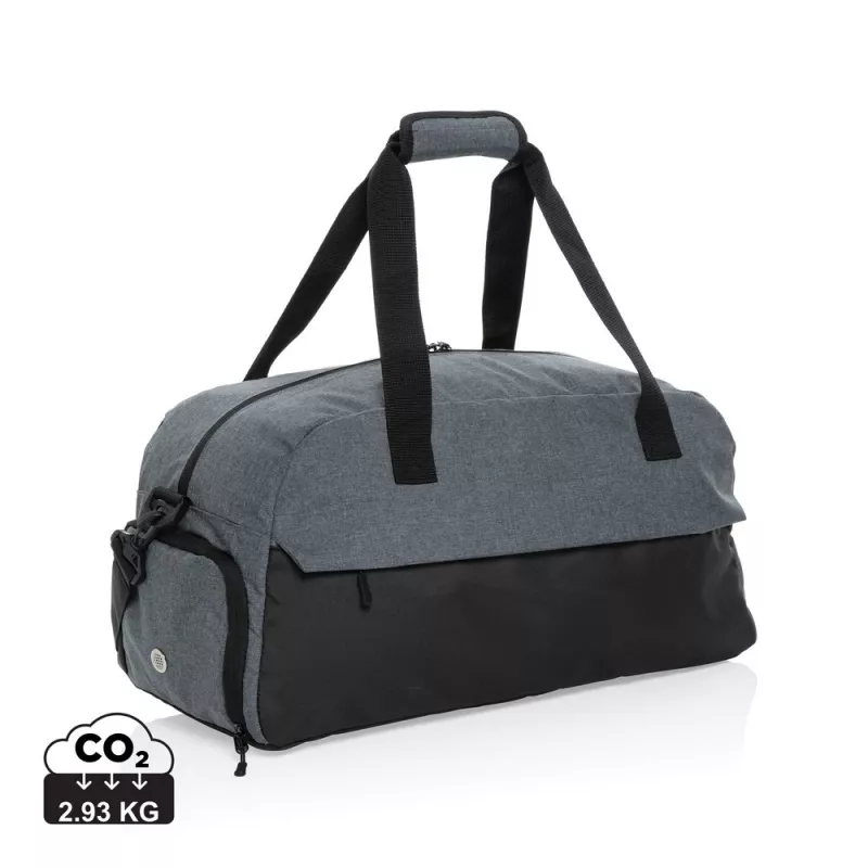 Torba sportowa, podróżna AWARE™ Kazu, RPET - szary (P707.202)