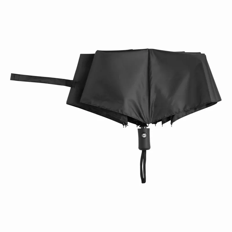 Automatyczny, wiatroodporny parasol kieszonkowy - czarny (56-0101261)