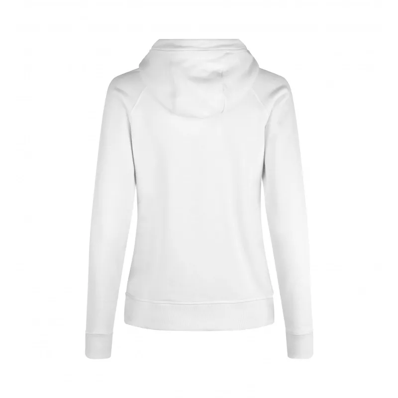 Bluza damska z kapturem ID CORE/zip 0639 300 g/m² - White (0639-WHITE)