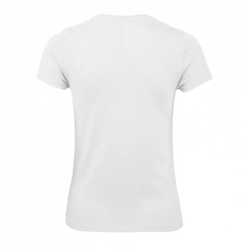 Damska koszulka reklamowa 145 g/m² B&C #E150 / WOMEN - White (001) (TW02T/E150-WHITE)