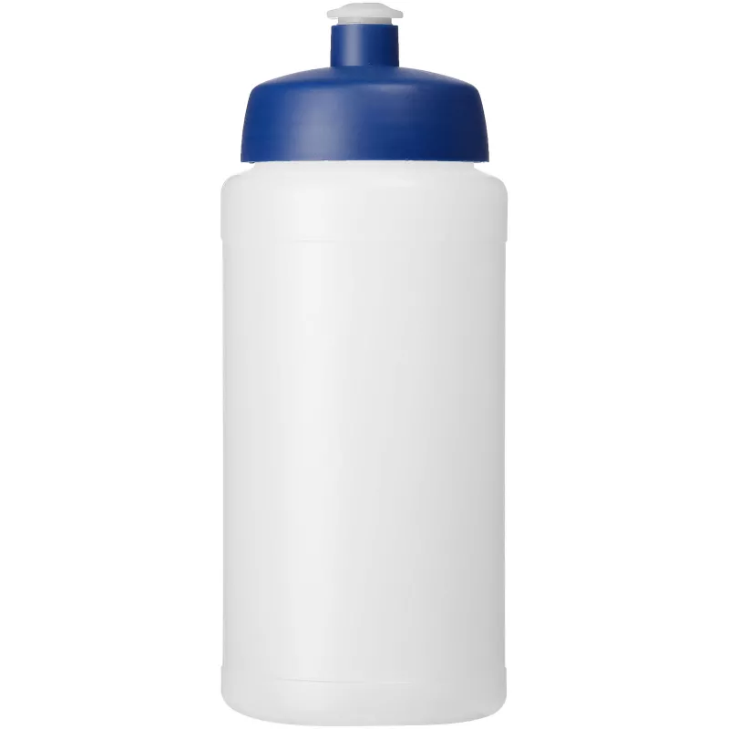Bidon Baseline® Plus o pojemności 500 ml ze sportowym wieczkiem i uchwytem - Niebieski-Przezroczysty (21068717)