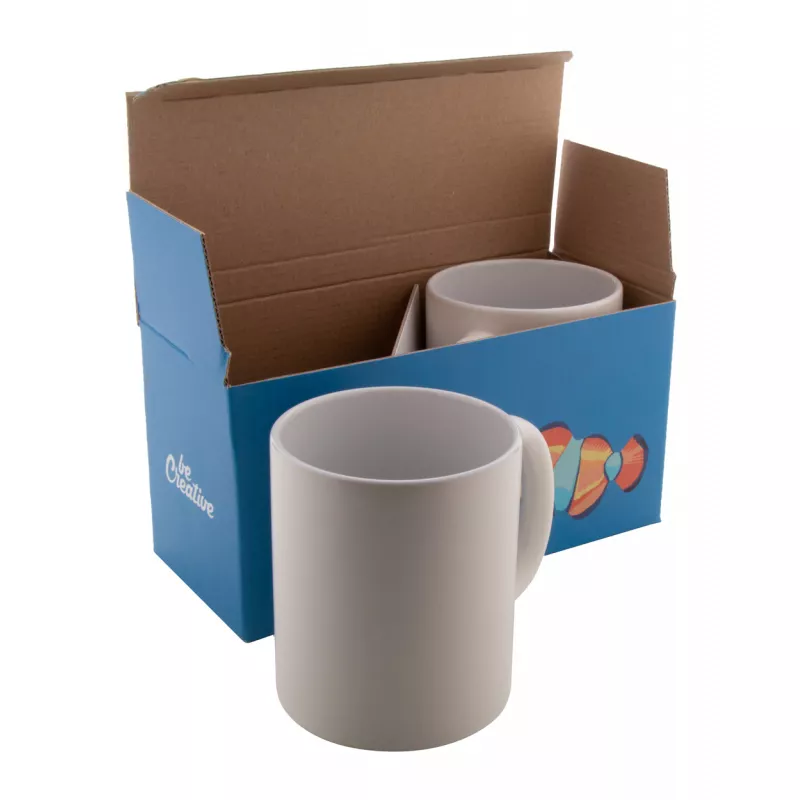 CreaBox Mug Double personalizowane pudełko na dwa kubki - biały (AP716180-01)