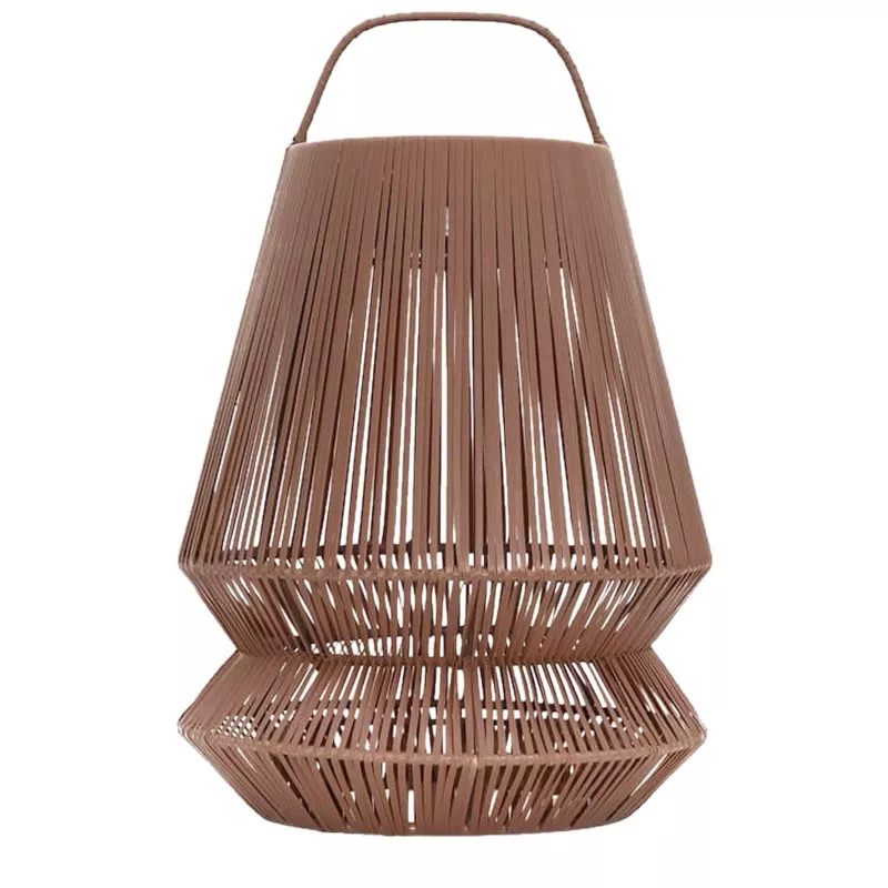 Originalhome Lampion przenośny abażur z recyklingu - Brick red (12449122)