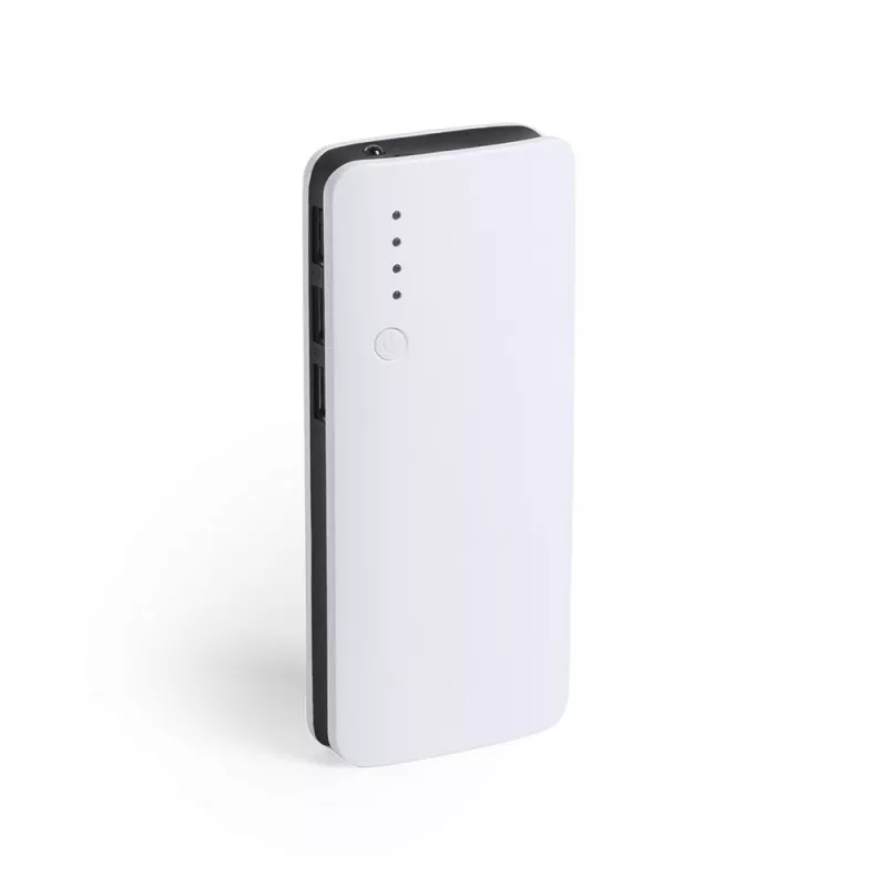 Power bank 10000 mAh, lampka LED - czarny (V3856-03)