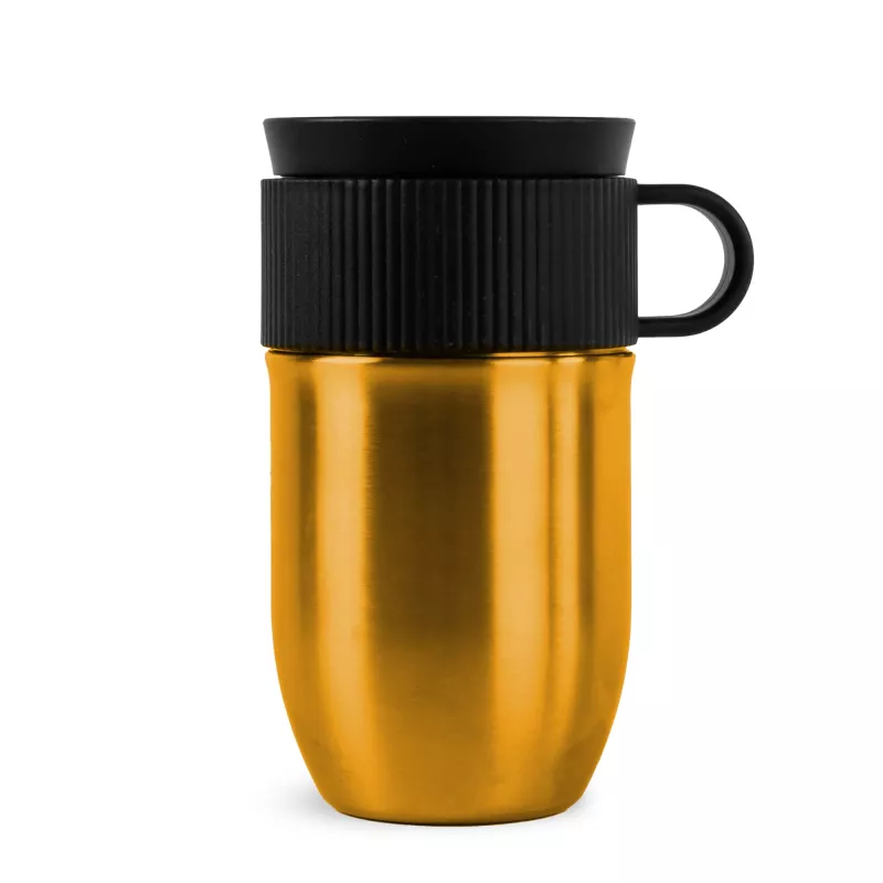 Izolowany kubek Sagaform Ted, 280 ml, szczelny, można myć w zmywarce - złoty (LT52131-N0006)