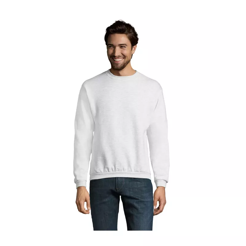 Bluza męska z okrągłym dekoltem 260 g/m² Sol's SPIDER - Popiól (S01168-AS)