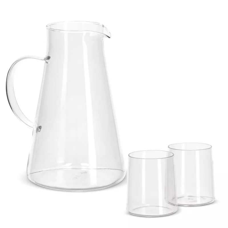 Karafka InSideOut Elin z 2 szklankami - transparentny (LT57008-N0004)