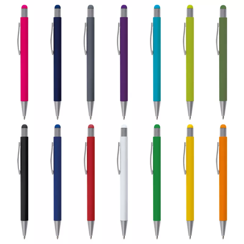 Długopis metalowy touch pen SALT LAKE CITY - jasnozielony (093429)