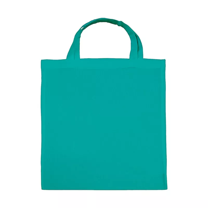 Torba bawełniana 140 g/m² marki SG, 38 x 42 cm, płaska - Turquoise (61057-TURQUOISE)