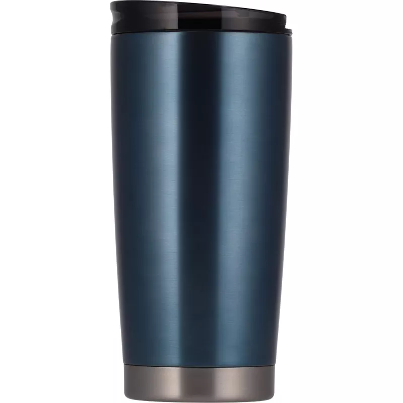 Kubek termiczny stalowy z recyklingu LA LOUVIERE MoLu 540 ml - granatowy (535044)