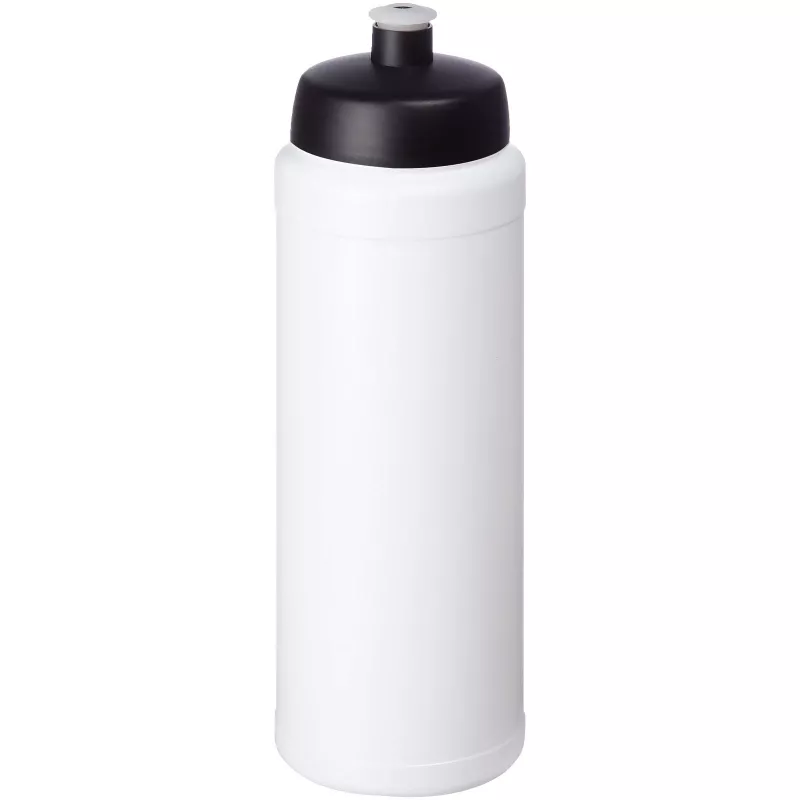 Bidon Baseline® Plus o pojemności 750 ml z wieczkiem sportowym - Biały-Czarny (21069000)