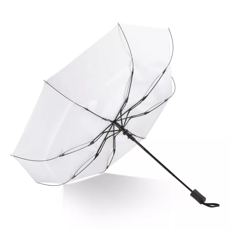 Daintree 190T Pongee 21.5" Składany parasol automatyczny, wiatroodporny - biały (LT97116-N0001)