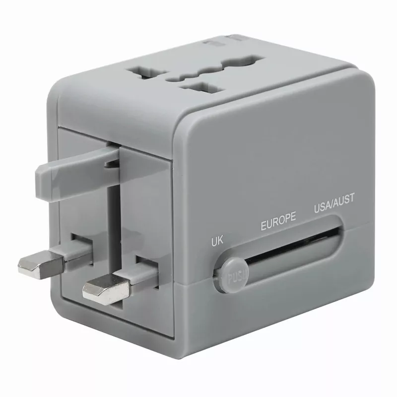 Adapter podróżny - szary (56-0402713)